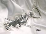 016 Z/A silverplated Santa Claus bottle opener