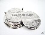 134 Iron tennis coaster set w/holder