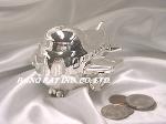 202 Z/A aeroplane money box in silver plated