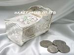 206 Z/A pram money box in silver plated