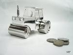 907 Zinc alloy tandem roller money box