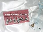 A797 Z/A Christmas theme wine charms