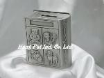 P190 Z/A STORY BOOK MONEY BOX IN PEWTER FINISHED