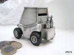 P914 Zinc alloy golf cart money box